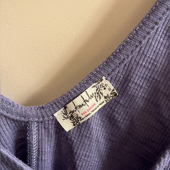 Free People - Intimately Dusty Iris Dani Swing Top - Size Small - Picture 4 of 4